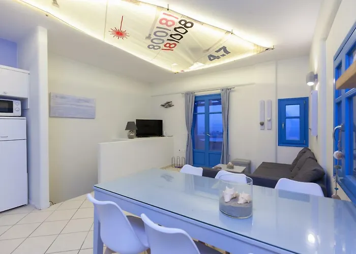 Just Blue With Amazing Sea Views In Piso Livadi